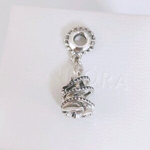 Pandora Cinderella Magical Moment Dangle Charm S925 Silver with box